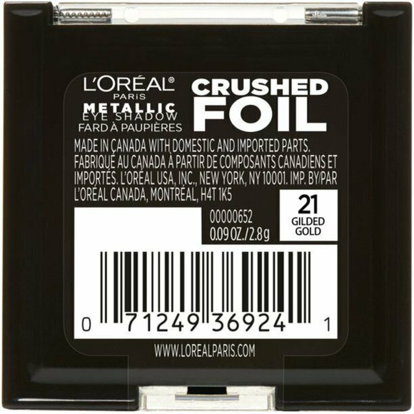 (Lot of 3) Loreal Crushed Foil Metallic Eyeshadow - Picture 4 of 7